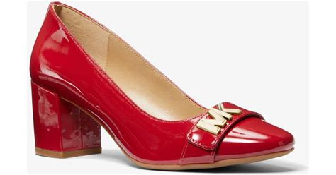 michael kors gia flex pump|Jilly Flex Patent Leather Pump .